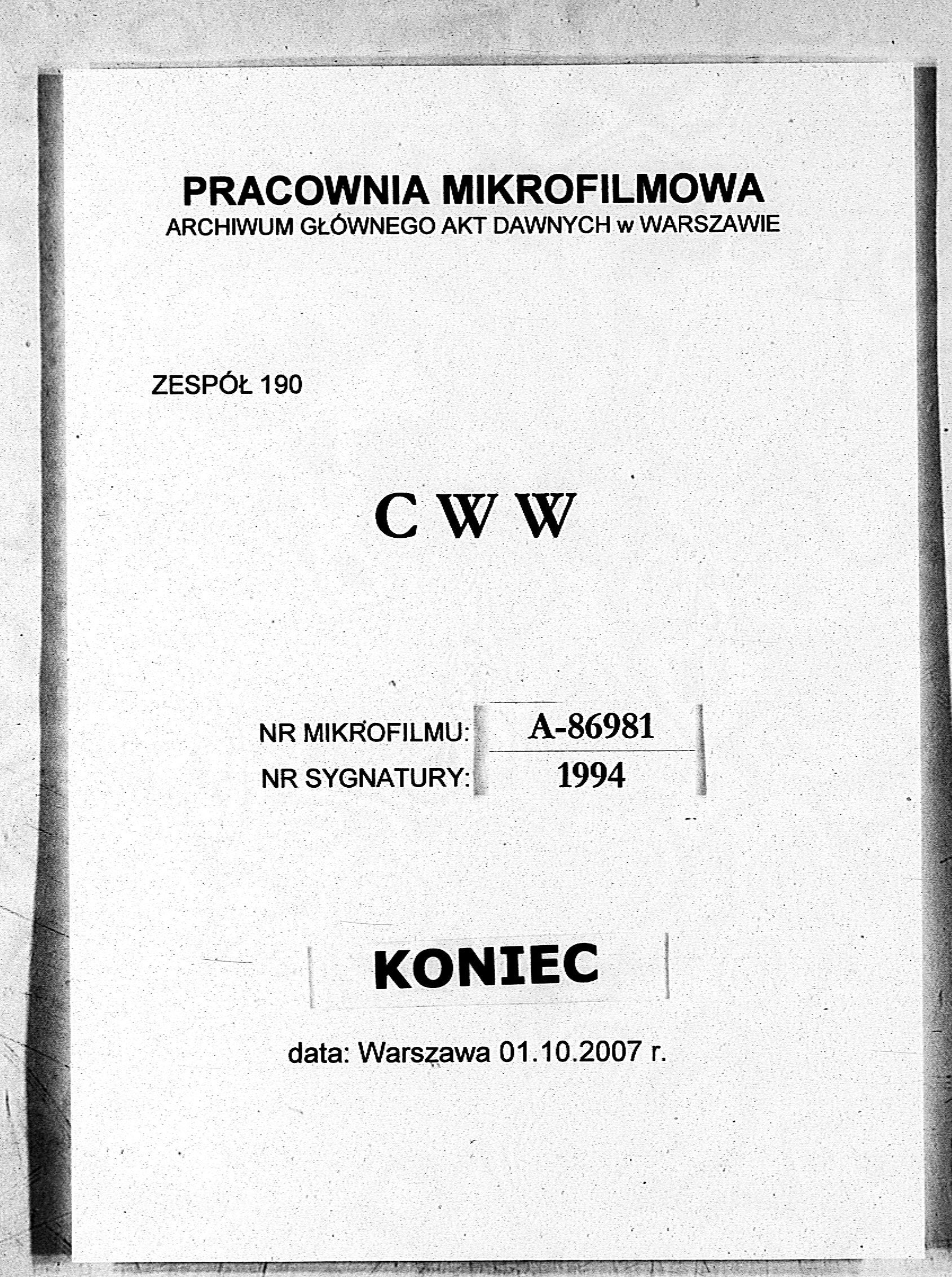 PL_1_190_1994_9999-tablica koncowa